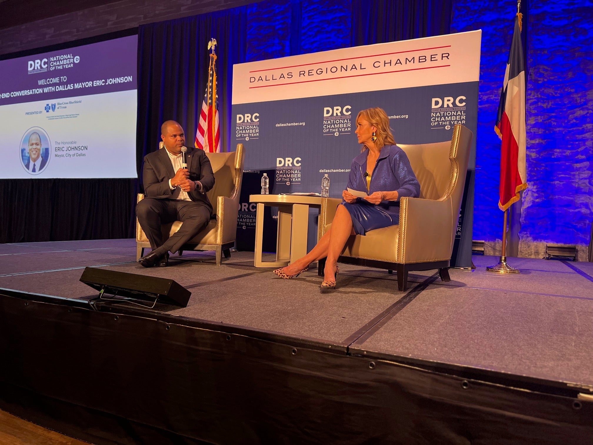 Jane McGarry and the Dallas Mayor